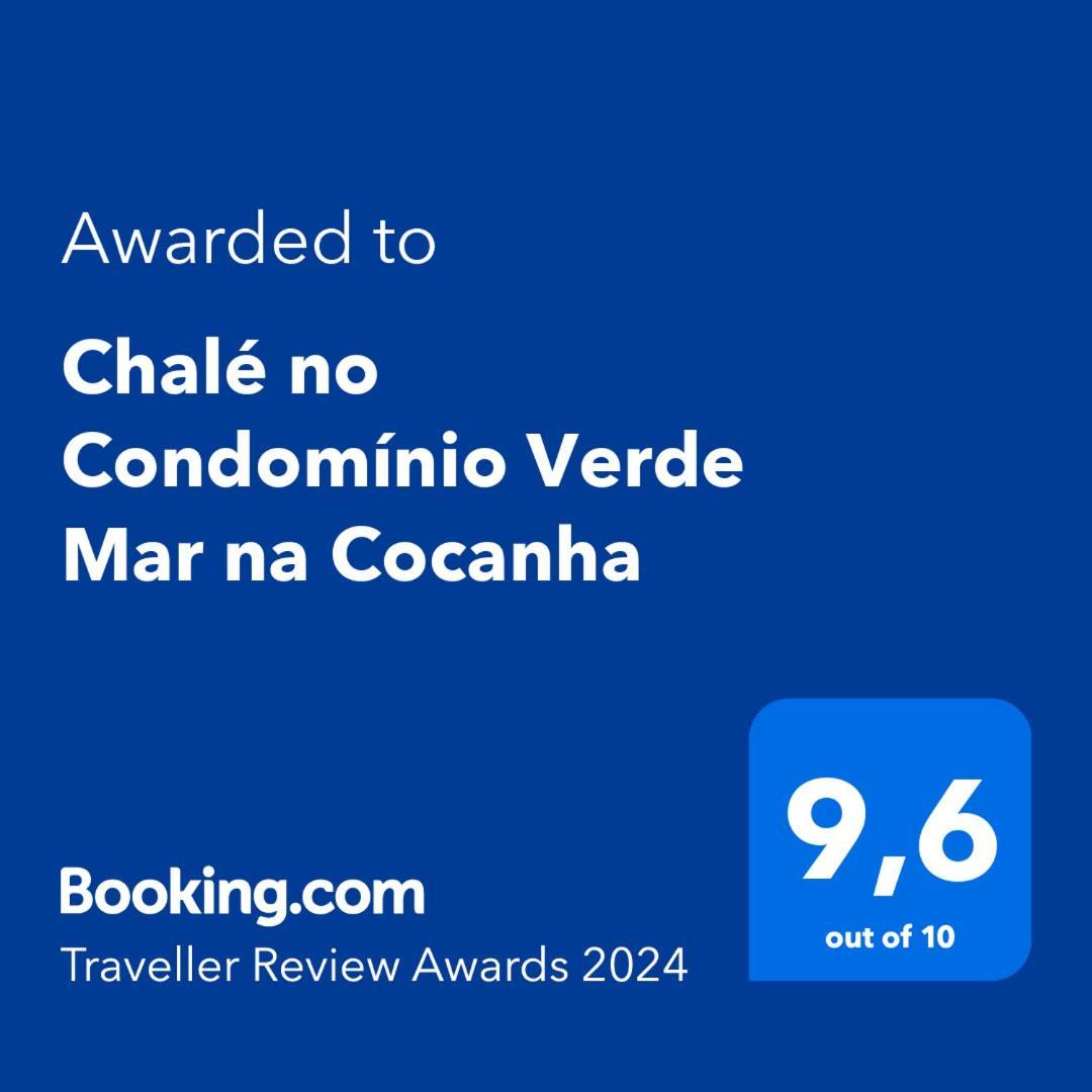 Chale No Condominio Verde Mar Na Praia Da Cocanha Caraguatatuba Eksteriør bilde